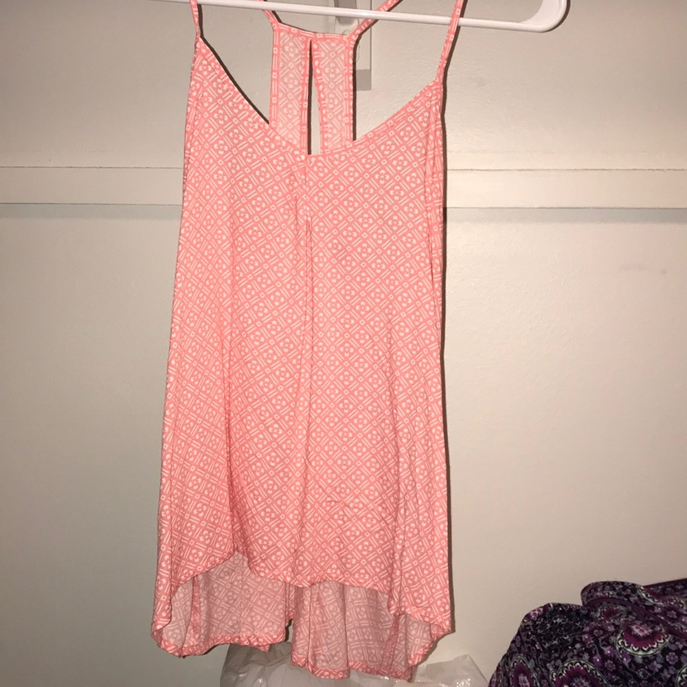 Pink design tank top
